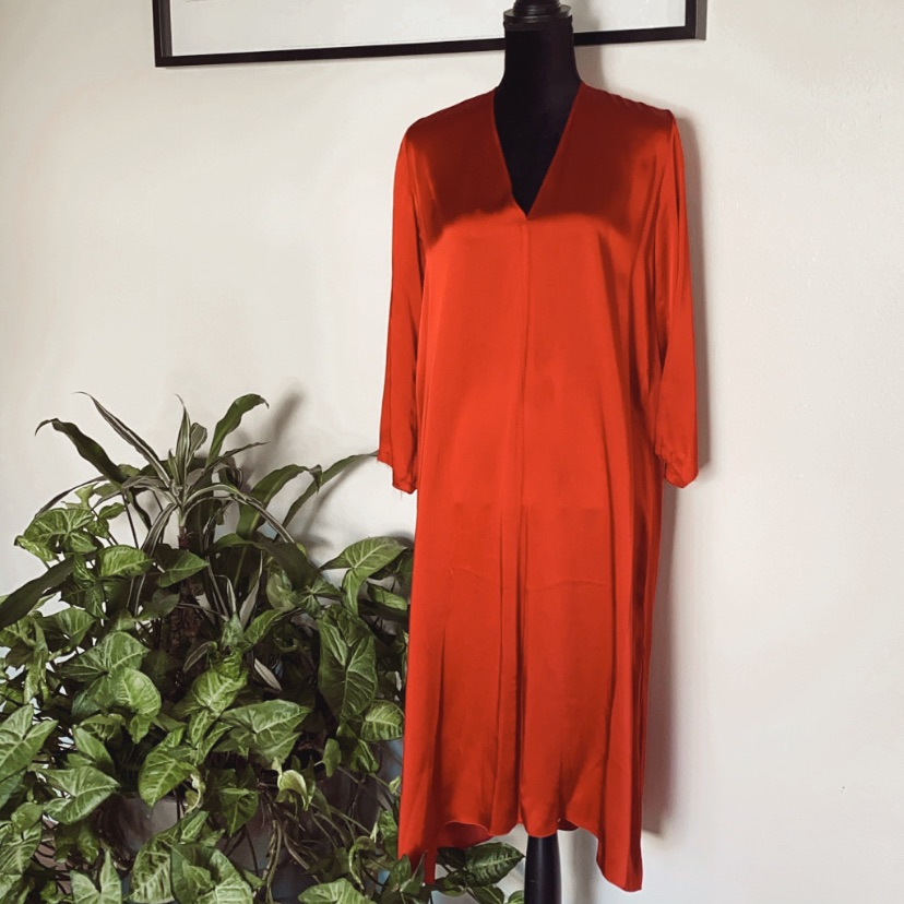 Giada_forte Long Sleve Red Dres